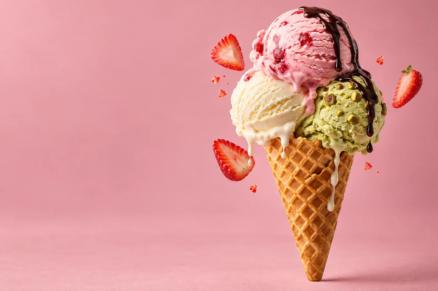 Cono de helado, imagen ilustrativa